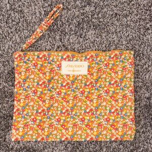 Shiseido Multicolor Floral Pouch